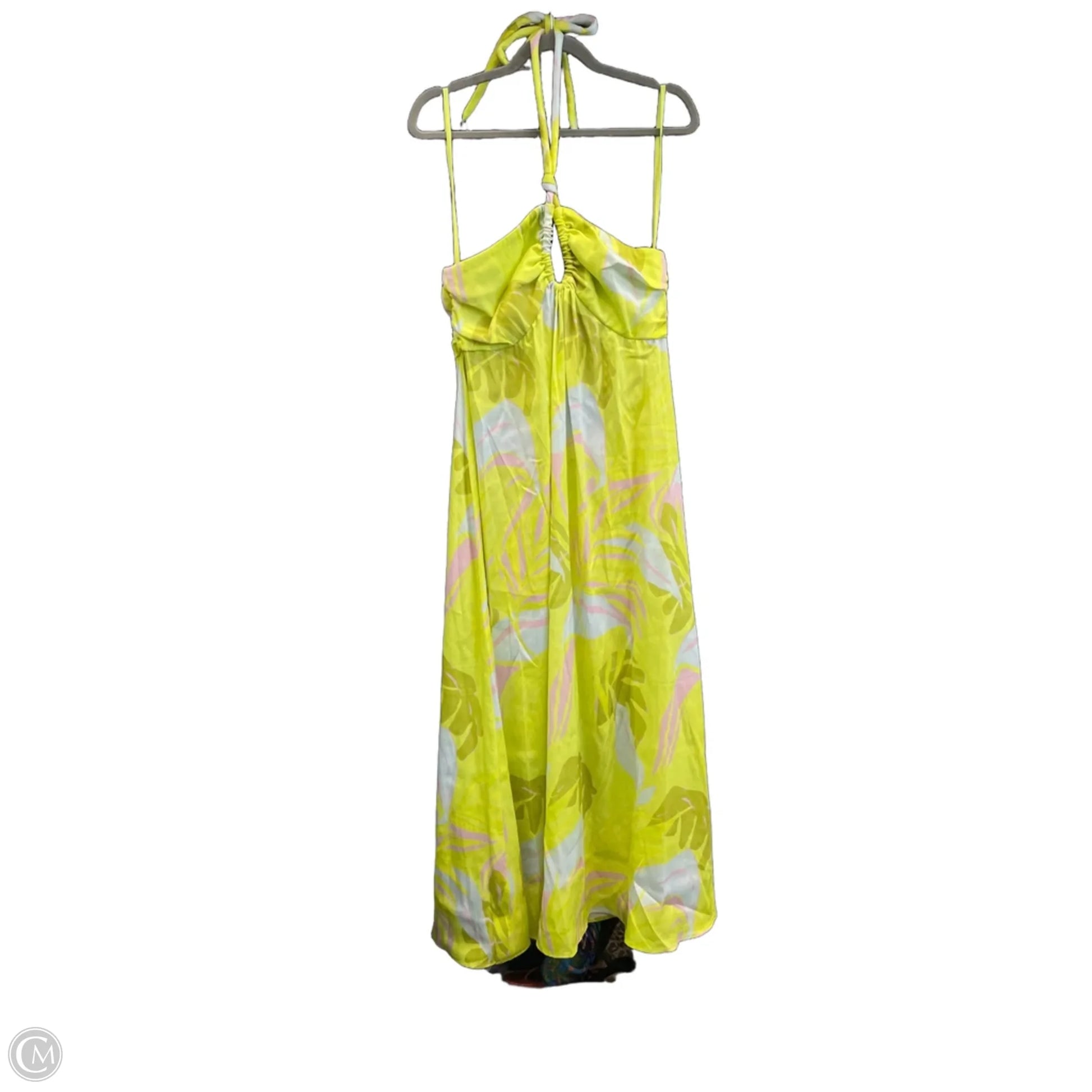 Dress Casual Midi By Antonio Melani In Chartreuse, Size: 12