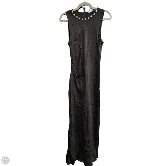 Dress Casual Maxi By Antonio Melani In Black & Gold, Size: 8