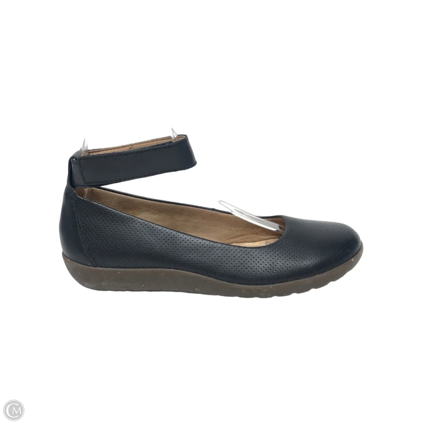 Shoes Flats By Clarks In Black, Size: 8.5
