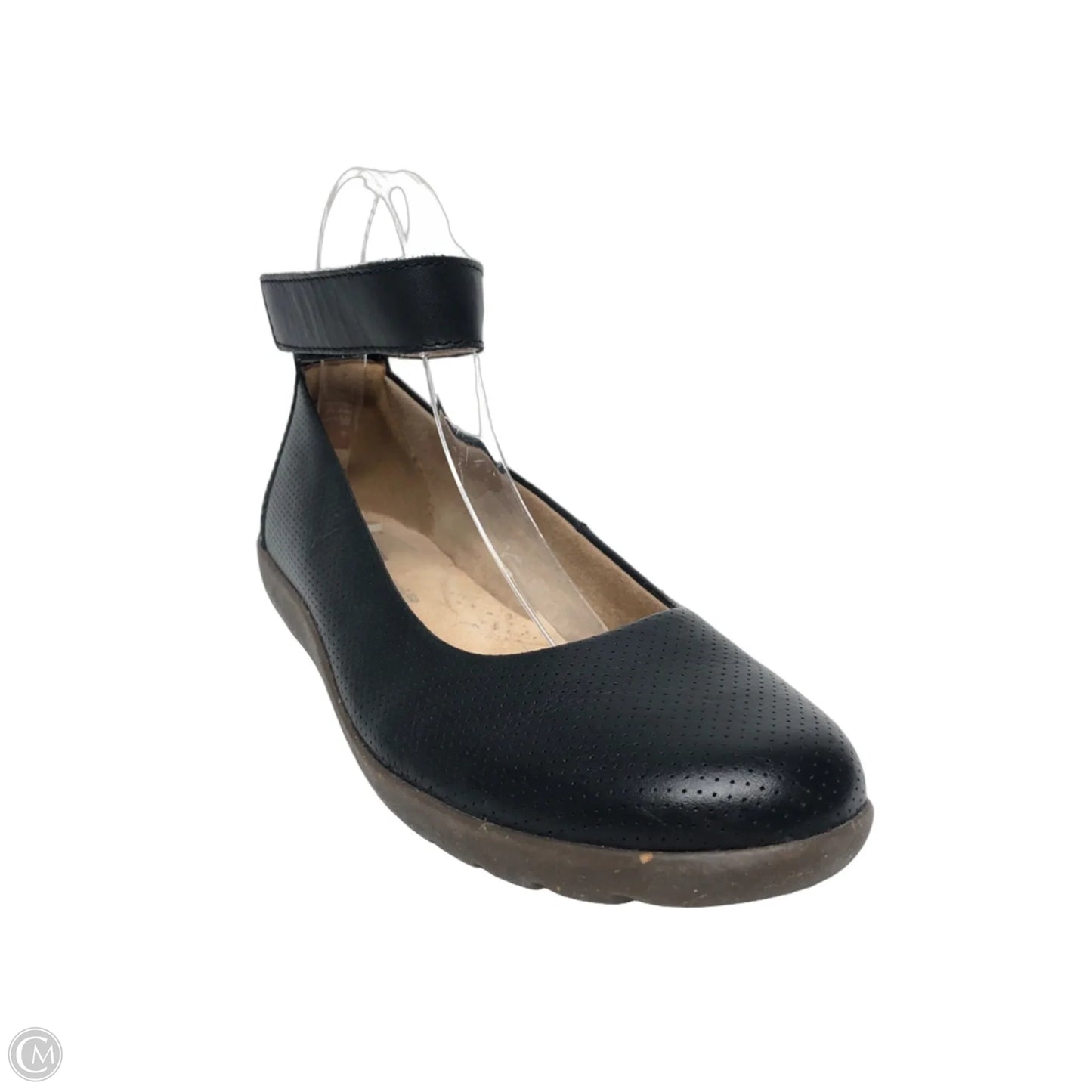 Shoes Flats By Clarks In Black, Size: 8.5