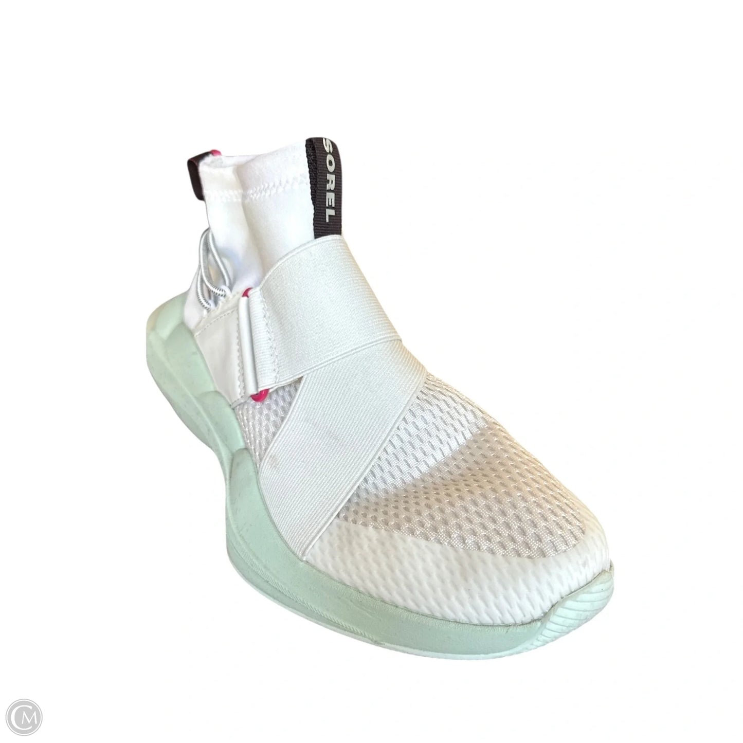 Shoes Athletic By Sorel In Green & White, Size: 9