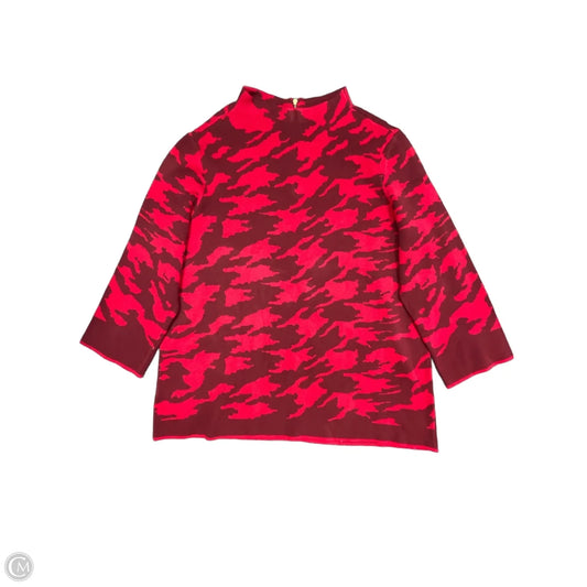 Sweater By Chicos In Red, Size: Xxl