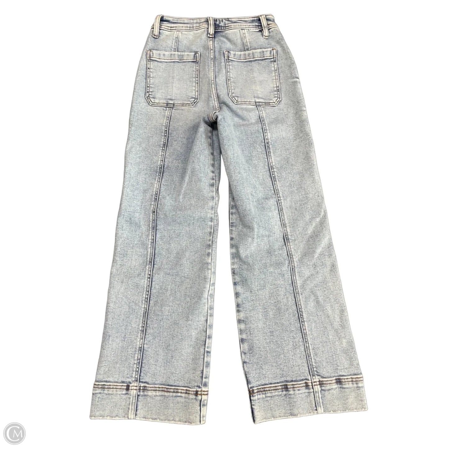 Jeans Straight By Risen In Blue Denim, Size: 2