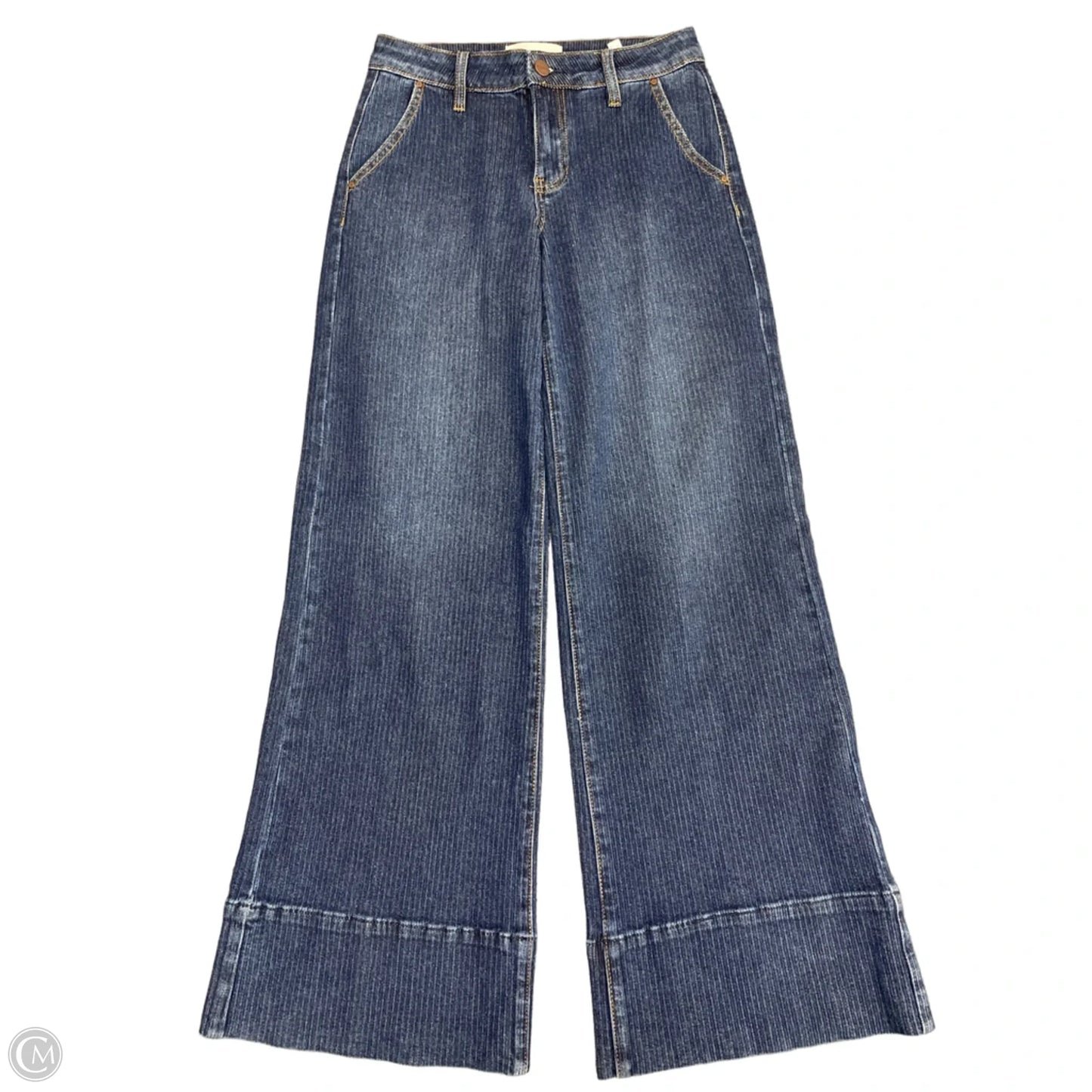 Jeans Straight By Risen In Blue Denim, Size: 0