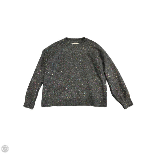 Sweater By Loft In Grey, Size: L