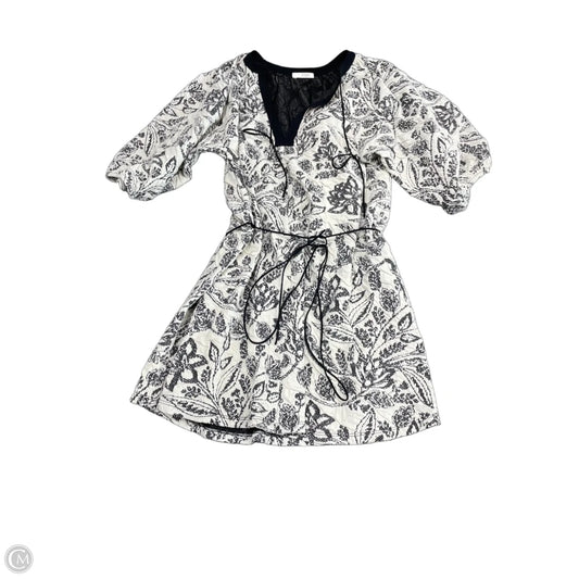 Dress Casual Short By Zara In Black & White, Size: M