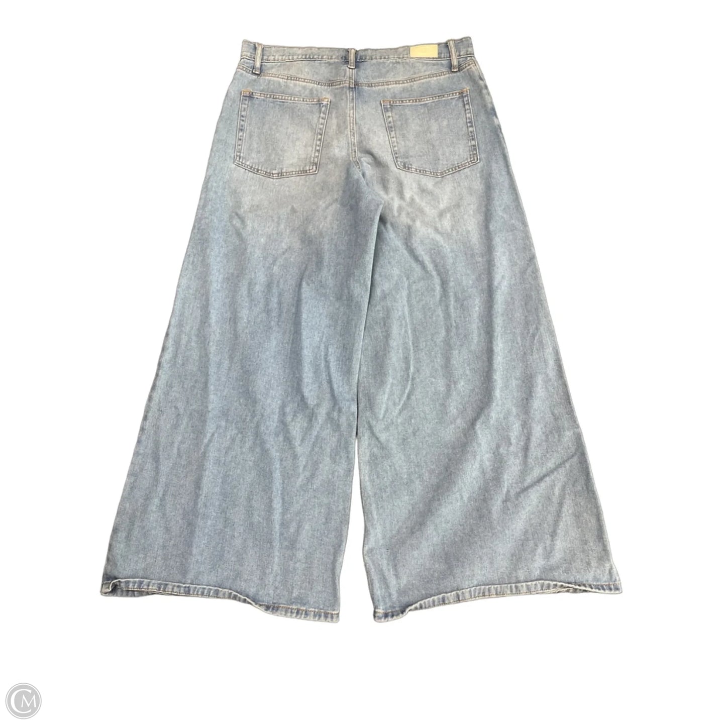 Jeans Wide Leg By Scoop In Blue Denim, Size: 10