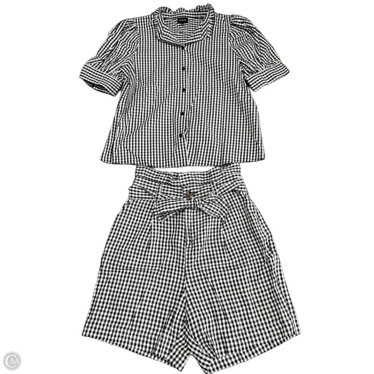 Shorts Set By Who What Wear In Black & White, Size: 6