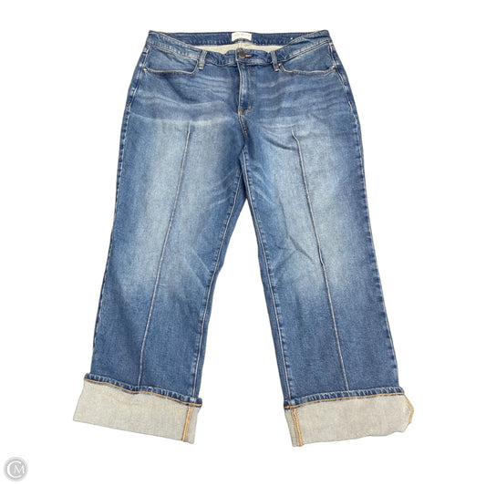 Jeans Straight By Lane Bryant In Blue Denim, Size: 18