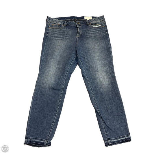 Jeans Skinny By Vince Camuto In Blue Denim, Size: 18