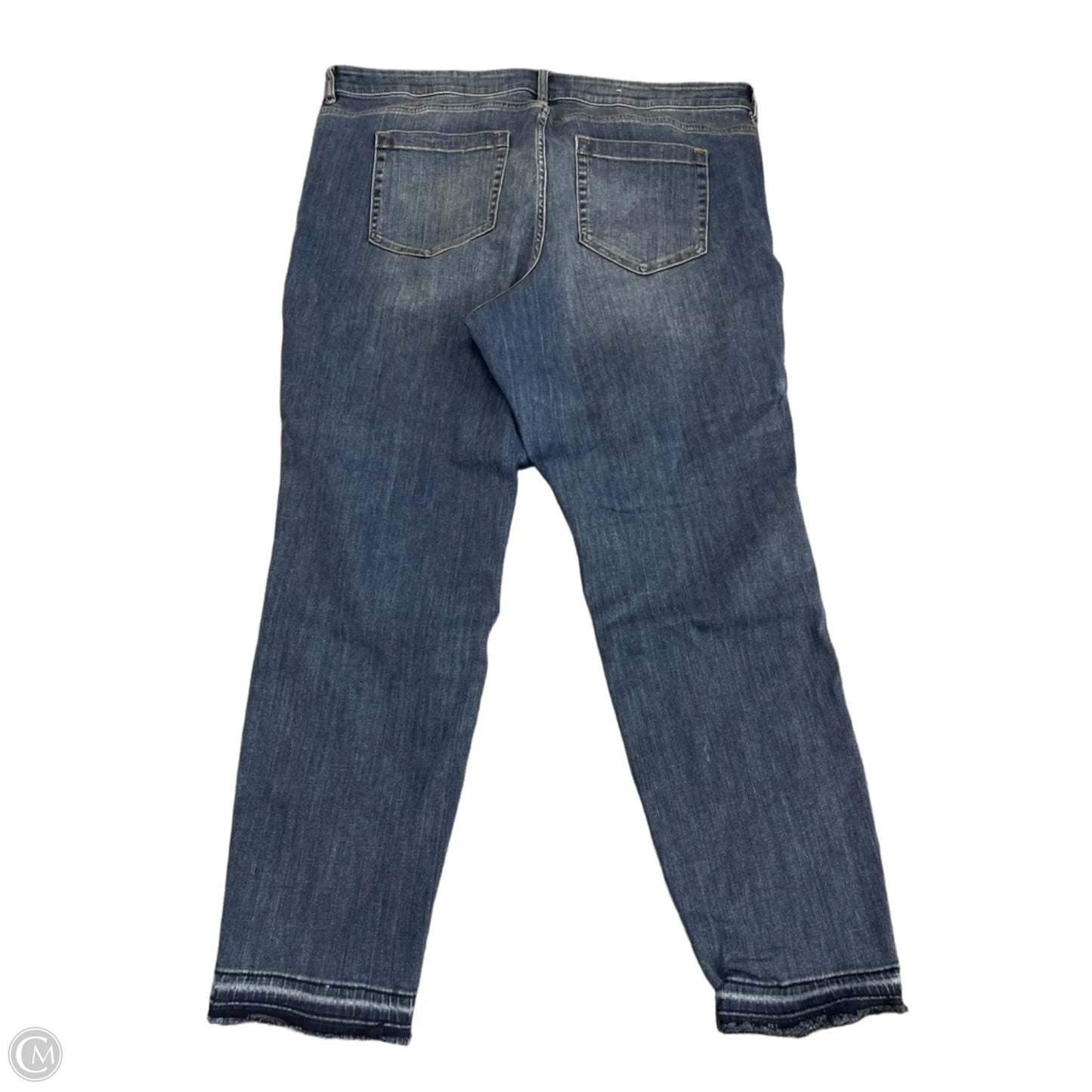 Jeans Skinny By Vince Camuto In Blue Denim, Size: 18