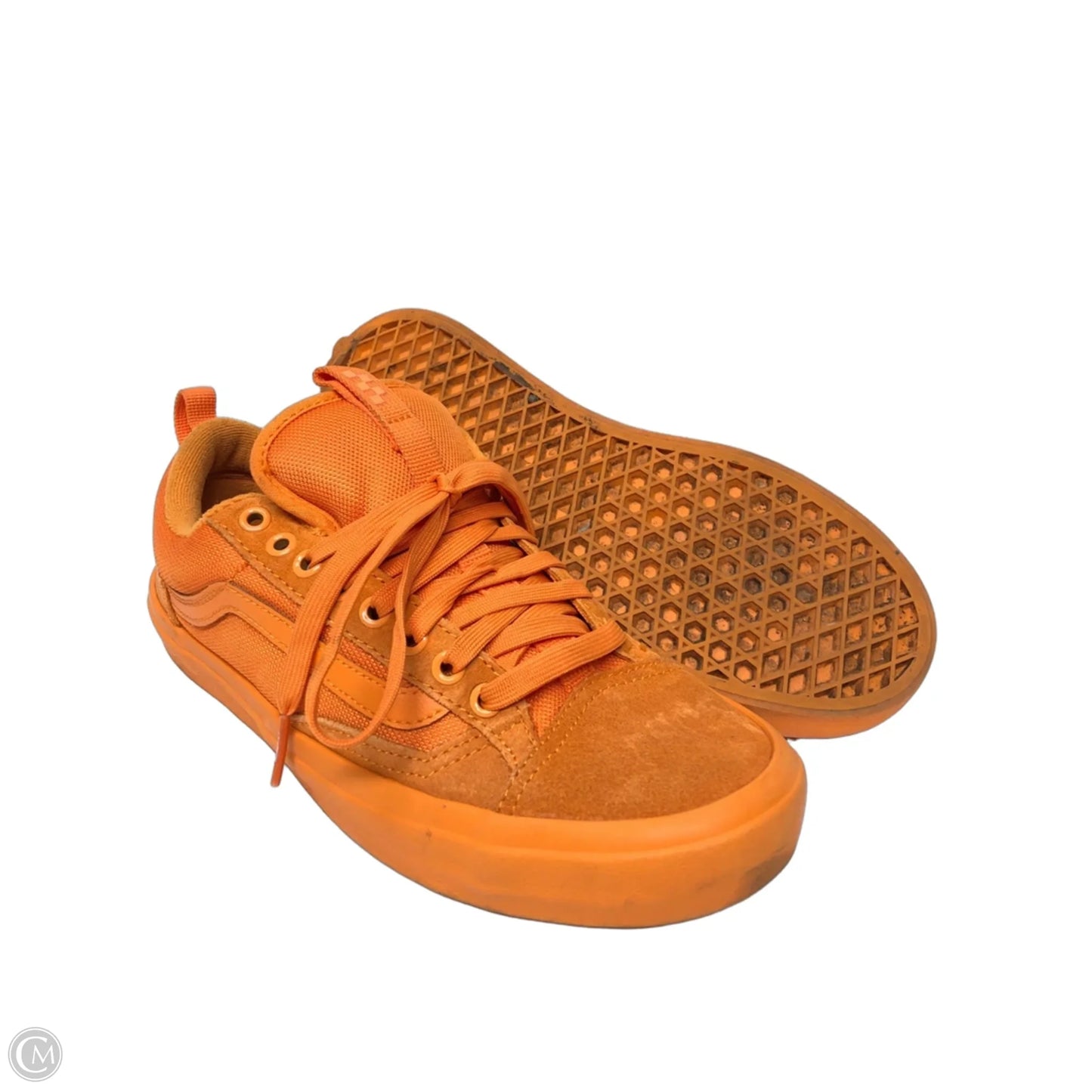 Shoes Sneakers By Vans In Orange, Size: 9.5
