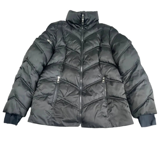 Coat Puffer & Quilted By Nautica In Black, Size: L
