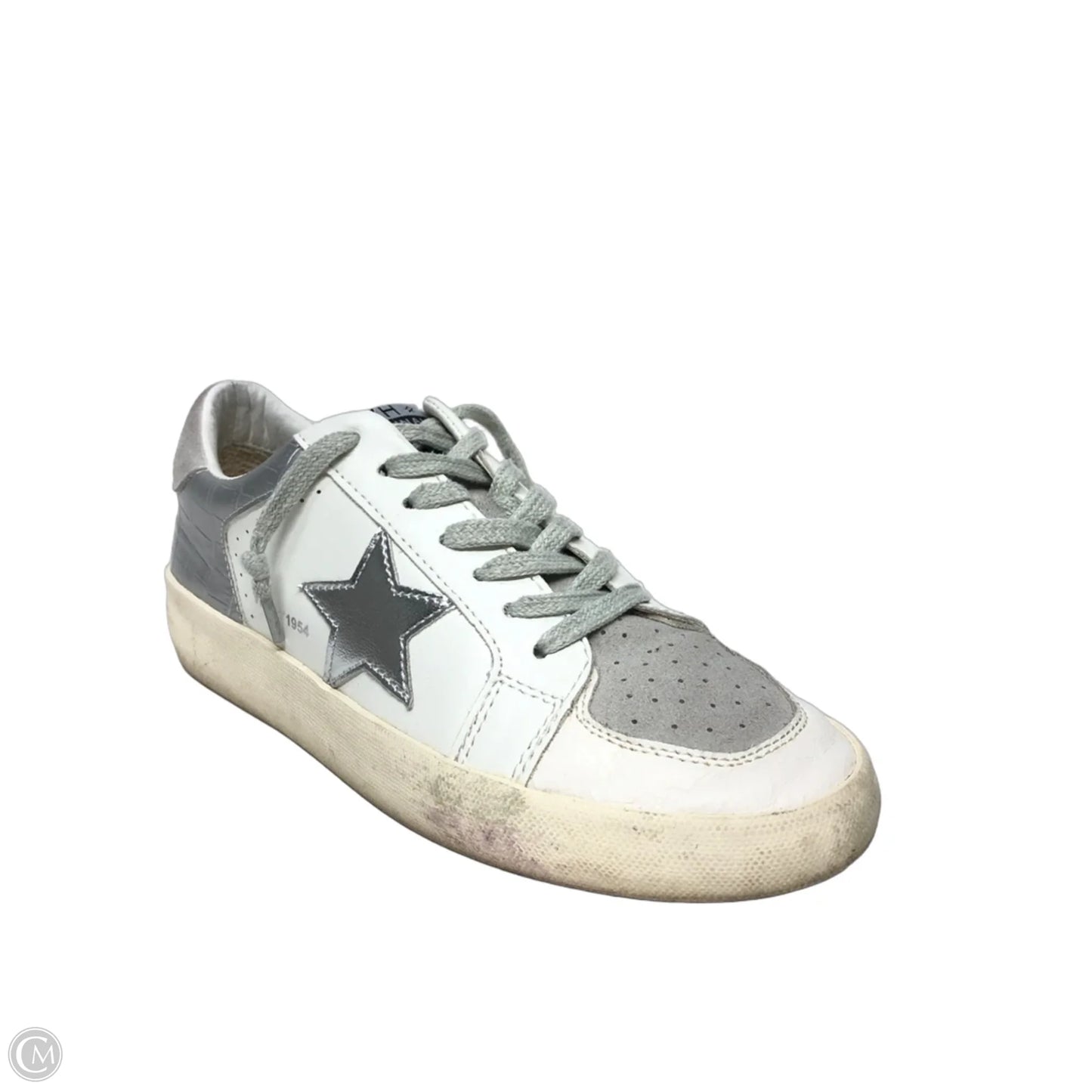 Shoes Sneakers By Vintage Havana In Grey & White, Size: 8