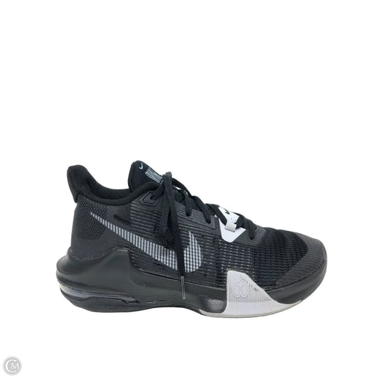 Shoes Athletic By Nike In Black & Grey, Size: 9
