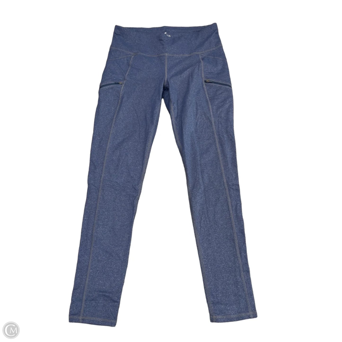 Athletic Leggings By Athleta In Blue, Size: M