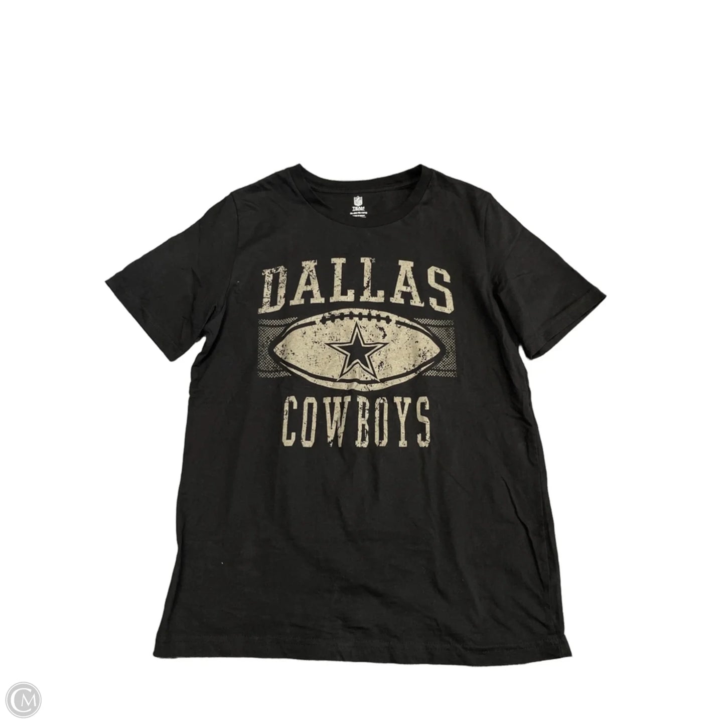 Top Short Sleeve By Nfl In Black, Size: Xl