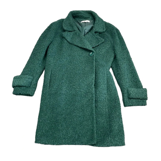 Coat Wool By New York And Co In Green, Size: L