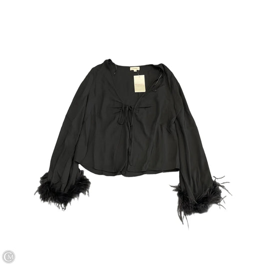 Top Long Sleeve By Ee Some In Black, Size: S