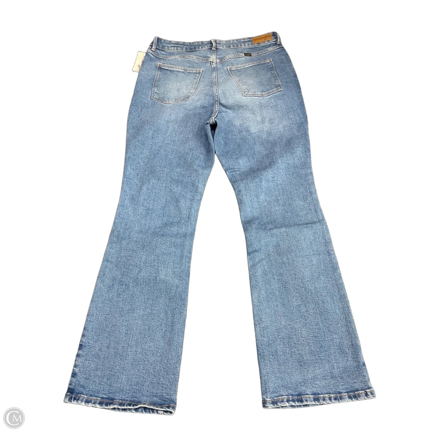 Jeans Boot Cut By Wrangler In Blue Denim, Size: 14