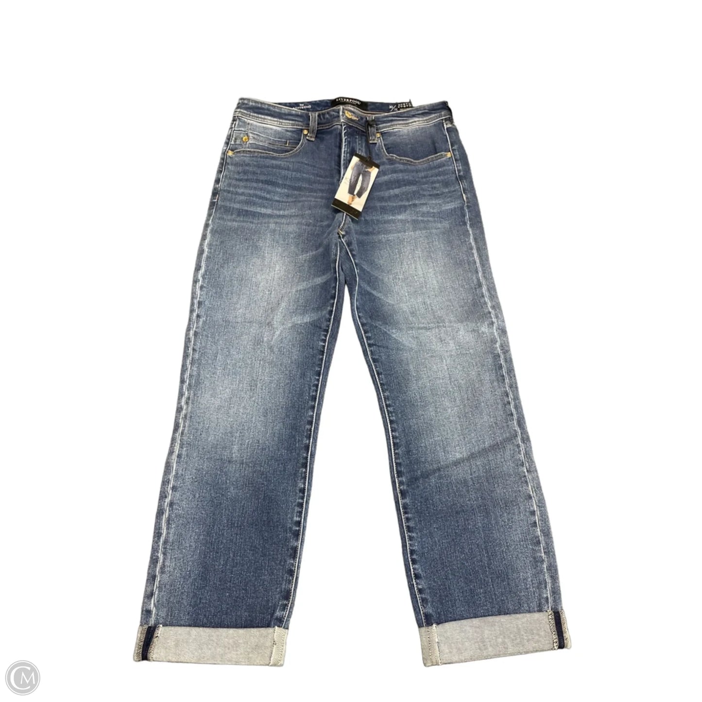 Jeans Boyfriend By Liverpool In Blue Denim, Size: 10