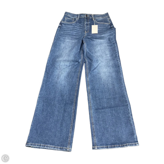 Jeans Straight By Vervet In Blue Denim, Size: 12