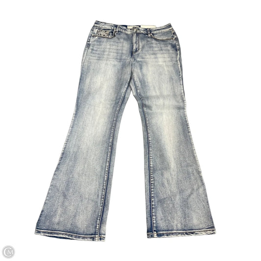 Jeans Boot Cut By Cato In Blue Denim, Size: 14