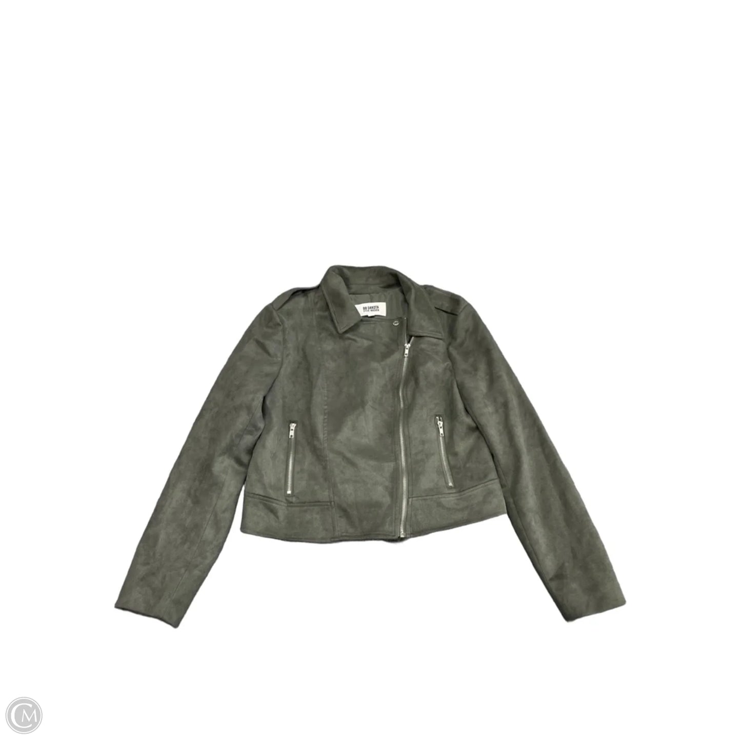 Jacket Moto By Bb Dakota In Green, Size: L