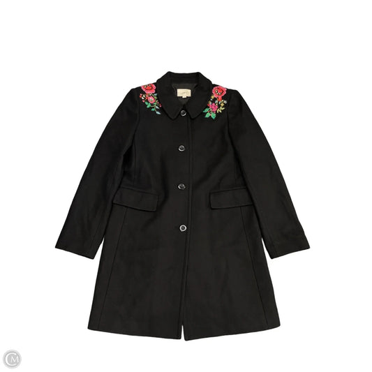 Coat Wool By Loft In Black, Size: M