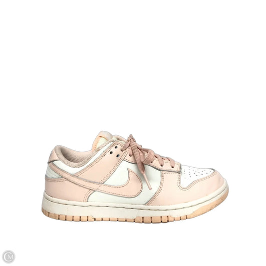 Shoes Sneakers By Nike In Pink & White, Size: 8