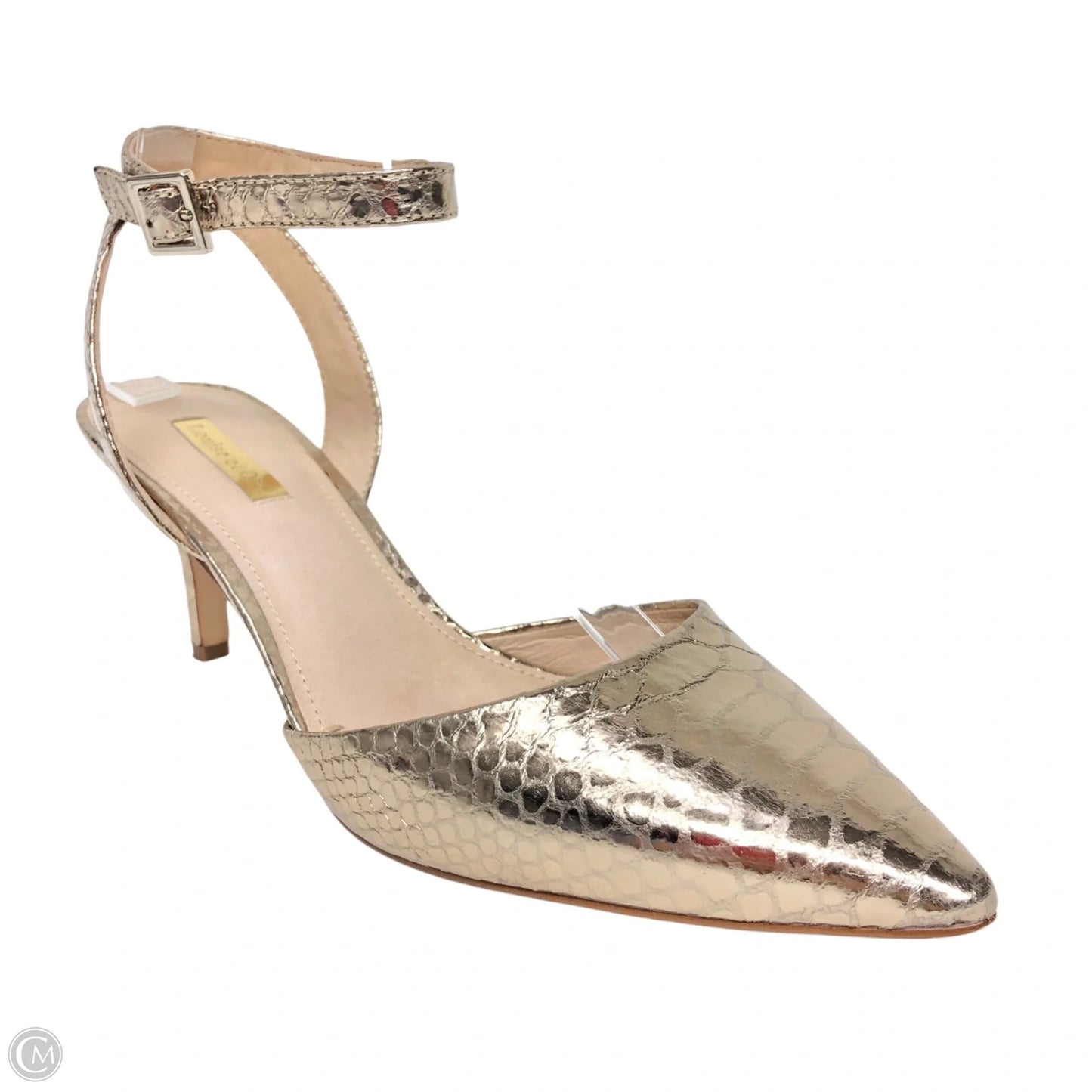 Sandals Heels Kitten By Louise Et Cie In Rose Gold, Size: 8.5