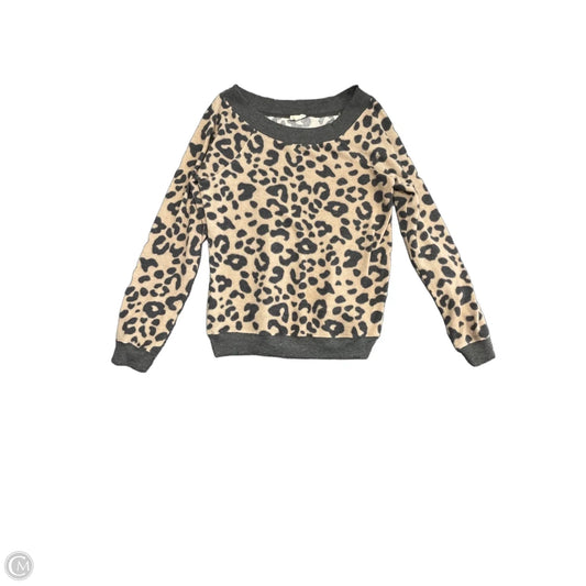 Top Long Sleeve By Hem & Thread In Animal Print, Size: S