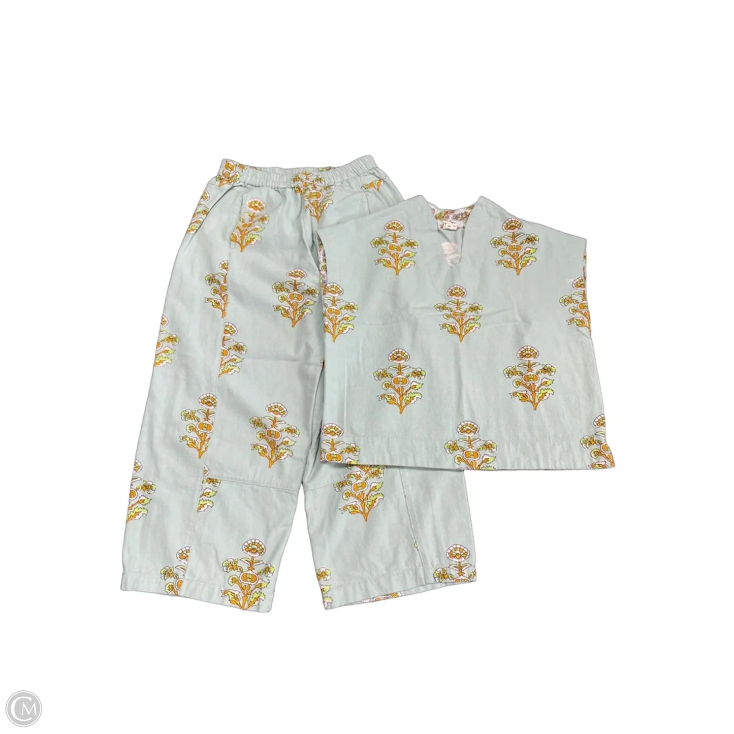 Pants Set 2pc By Ivy Jane In Green & Orange, Size: Xs