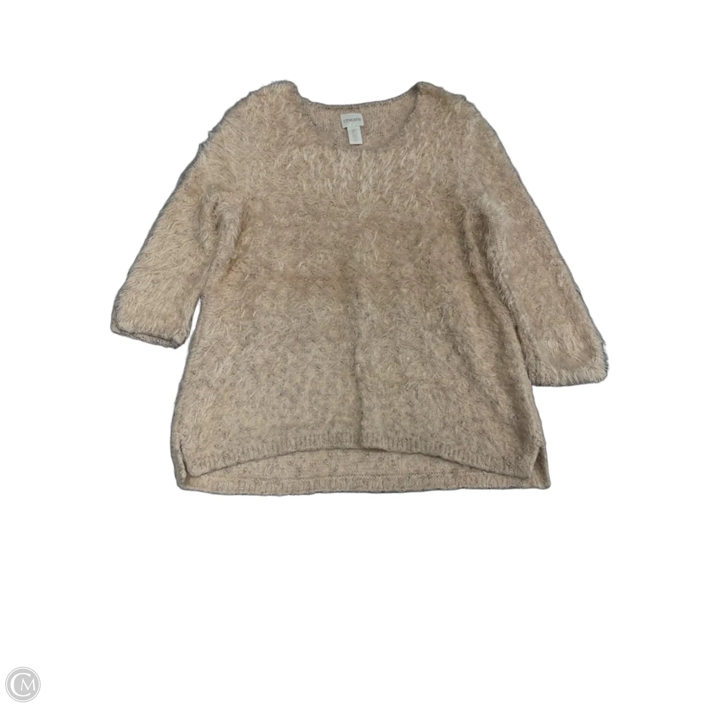 Sweater By Chicos In Cream, Size: M