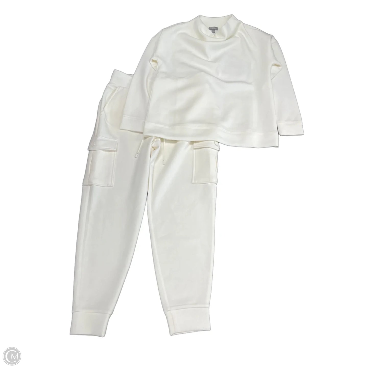 Athletic Pants 2pc By Talbots In White, Size: Sp