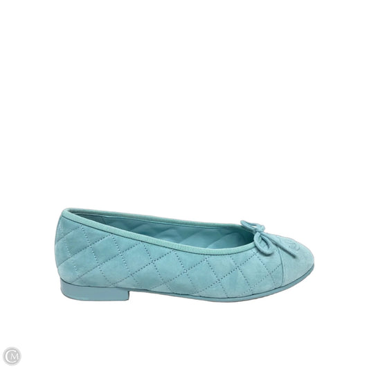 Shoes Luxury Designer By Chanel In Blue, Size: 6