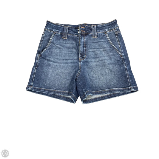 Shorts By Judy Blue In Blue Denim, Size: Xl
