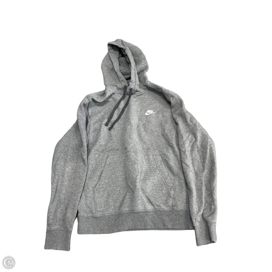 Sweatshirt Hoodie By Nike Apparel In Grey, Size: S
