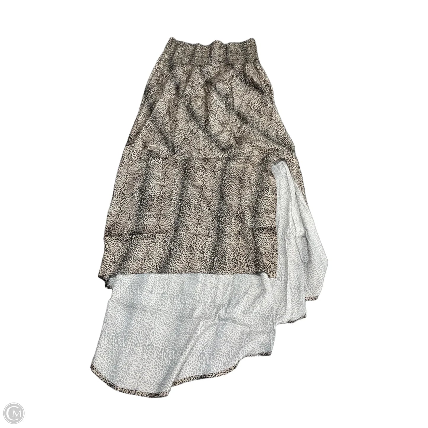 Skirt Midi By Chaser In Animal Print, Size: L