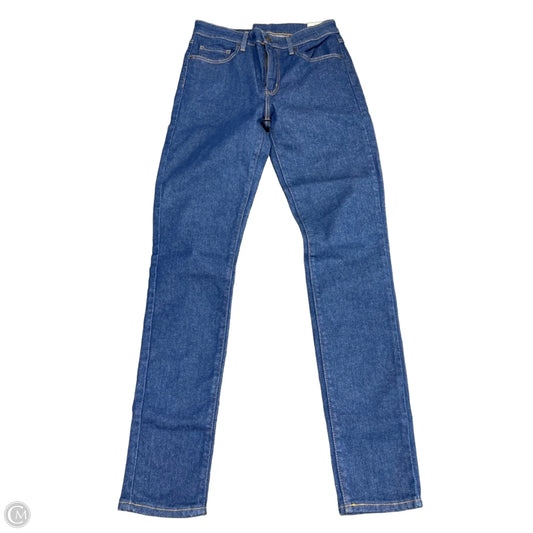 Jeans Skinny By Levis In Blue Denim, Size: 8