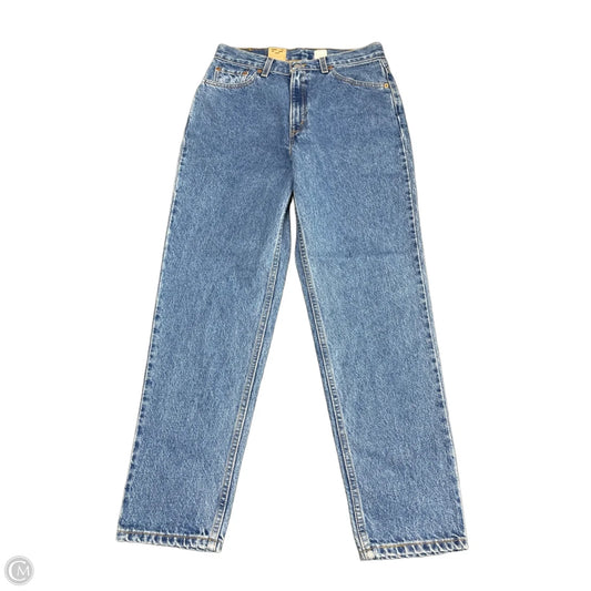 Jeans Straight By Levis In Blue Denim, Size: 10p