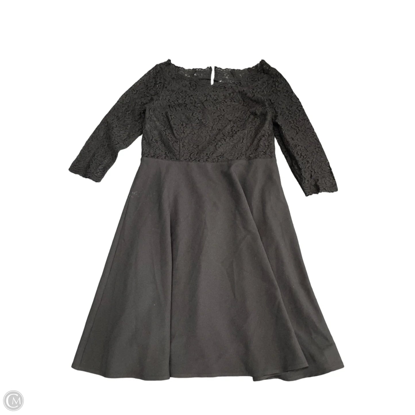 Dress Party Midi By Karl Lagerfeld In Black, Size: L