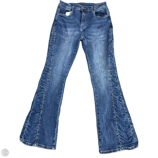Jeans Boot Cut By Coco And Carmen In Blue Denim, Size: L