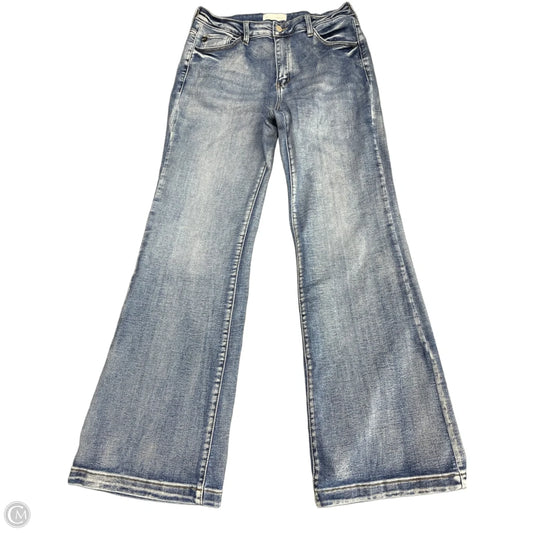 Jeans Boot Cut By Kancan In Blue Denim, Size: 8