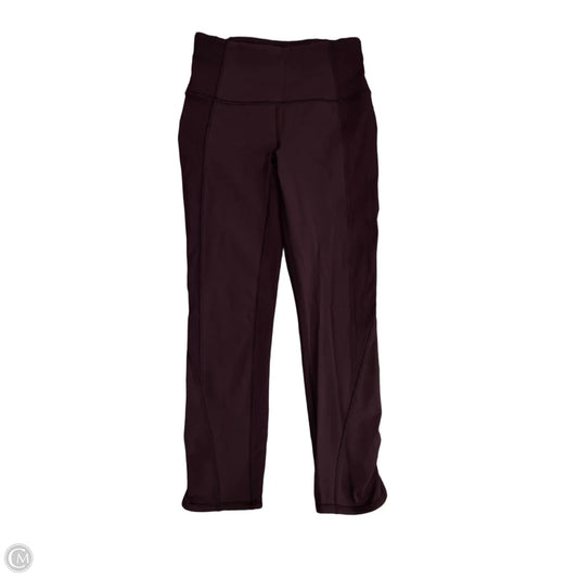 Athletic Leggings By Lululemon In Purple, Size: 4