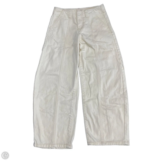 Jeans Straight By Universal Thread In Cream, Size: 4