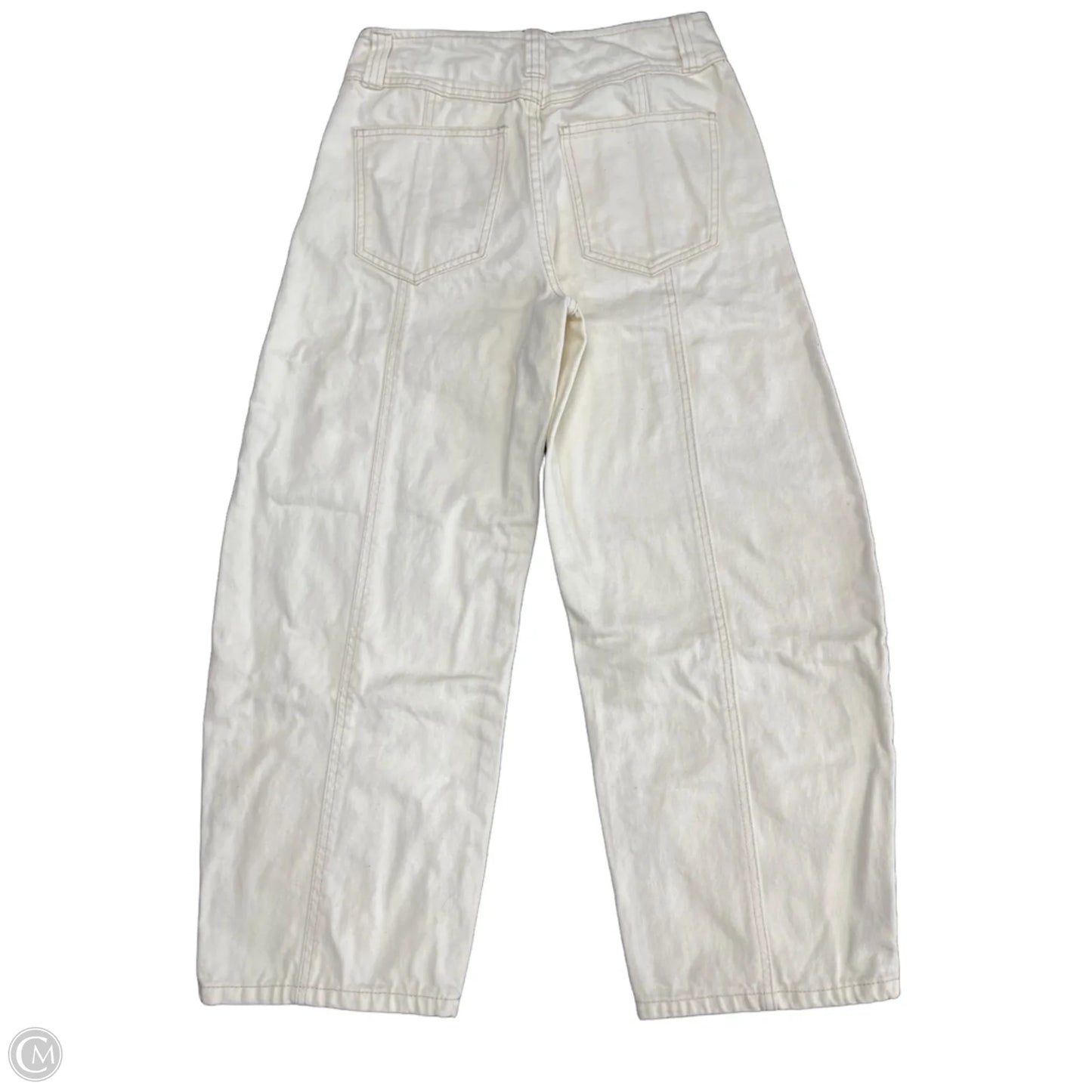 Jeans Straight By Universal Thread In Cream, Size: 4