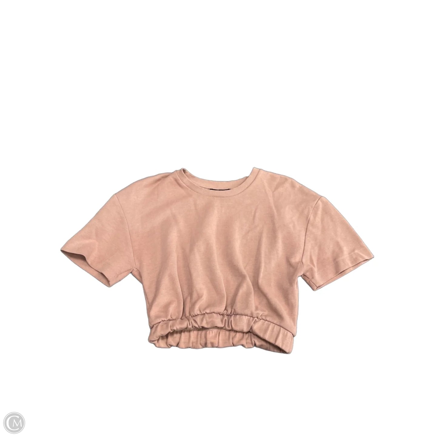 Top Short Sleeve By Zara In Mauve, Size: S