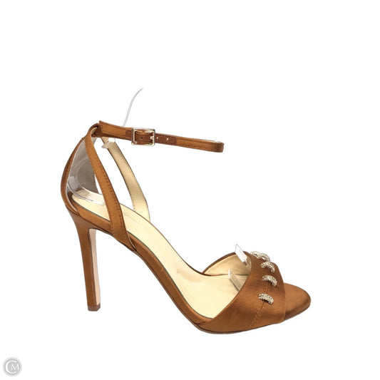Shoes Heels Stiletto By Jessica Simpson In Bronze, Size: 8