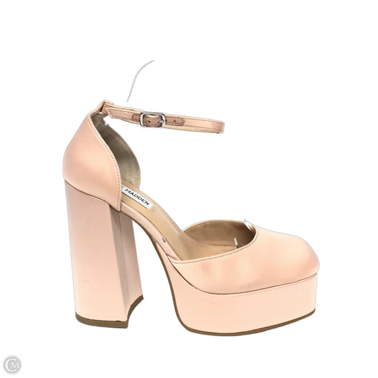 Shoes Heels Platform By Steve Madden In Pink, Size: 8.5